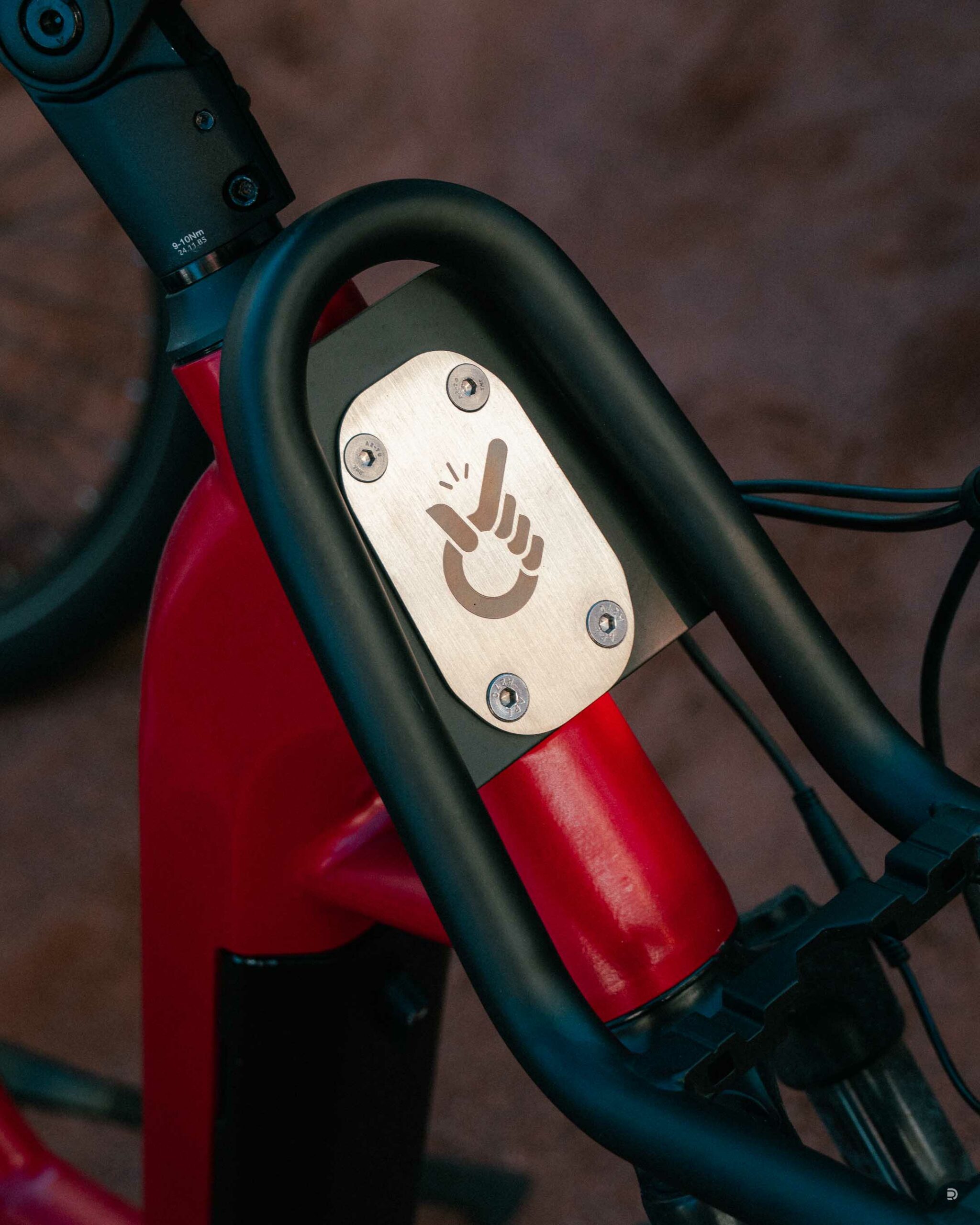 Fourche vélo parcours rouge vefaa