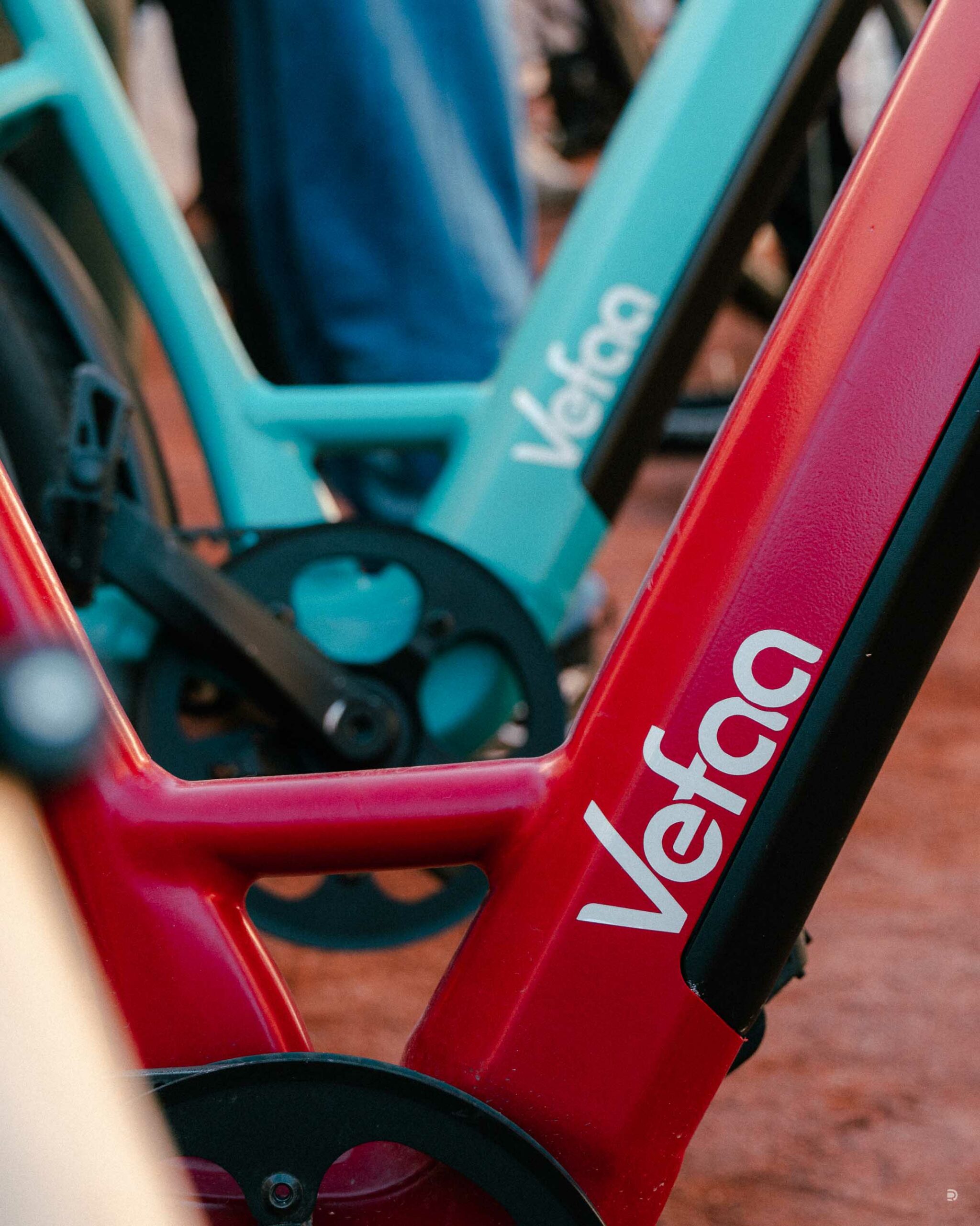 Zoom batterie sur vélo modele parcours