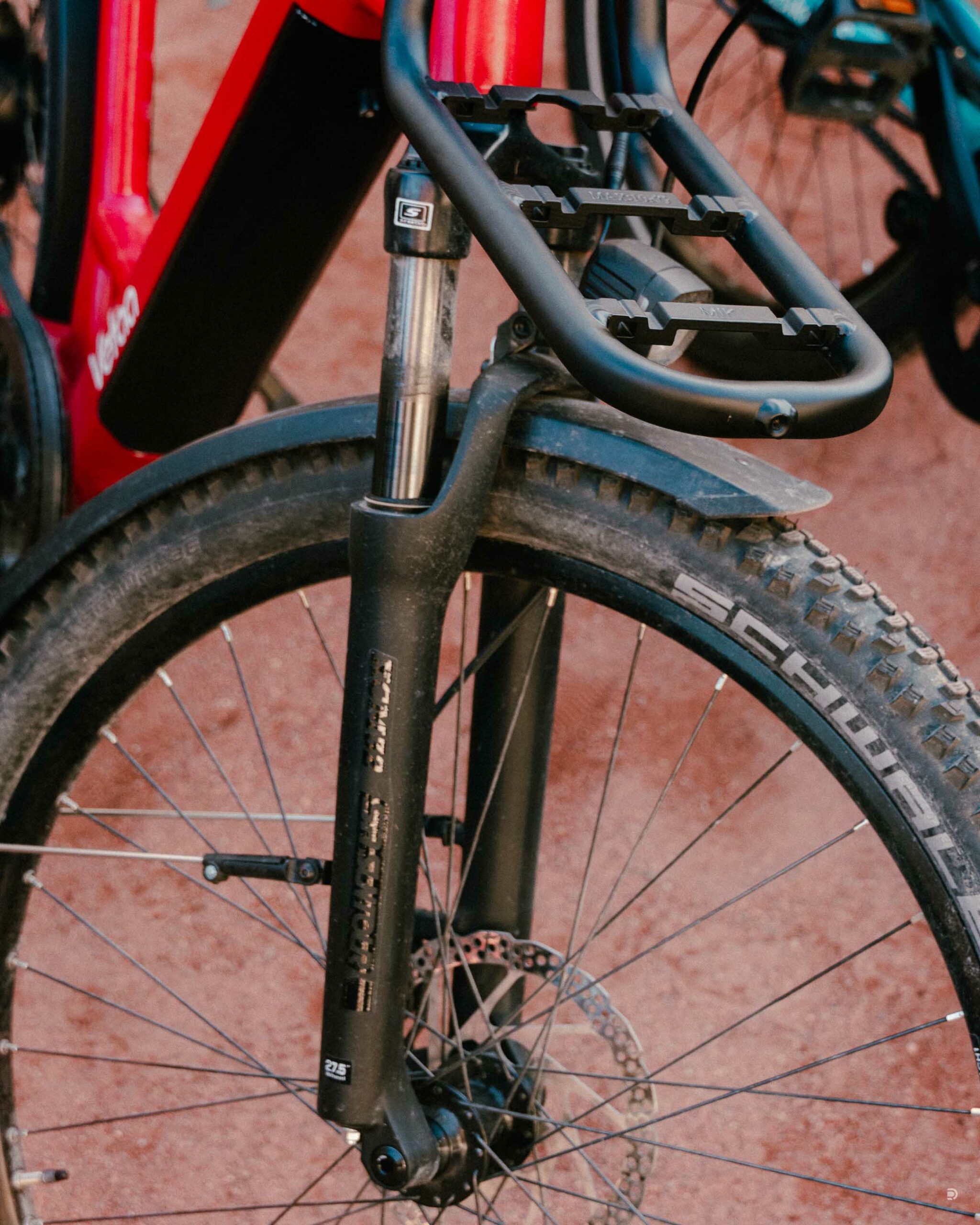 Fourche suspendu du vélo vefaa modele parcours