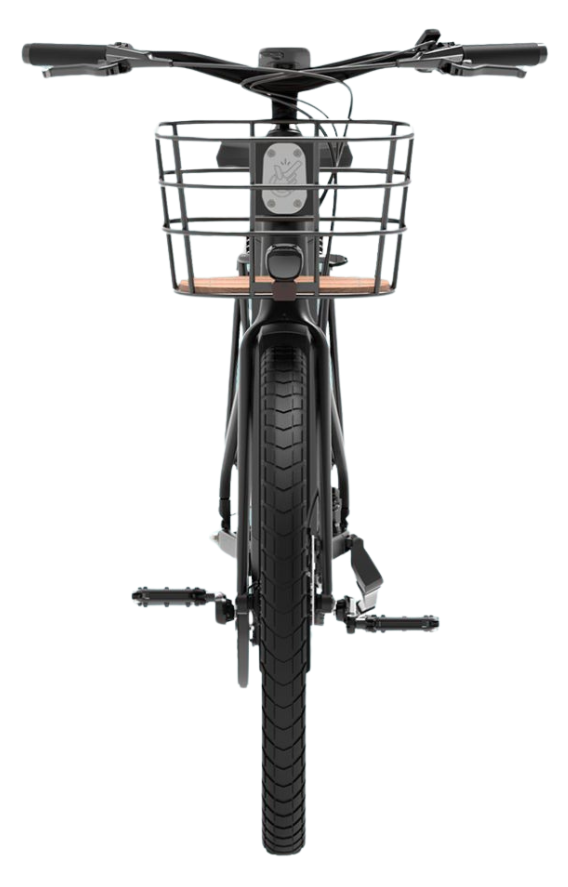 Vélo vefaa noir de face