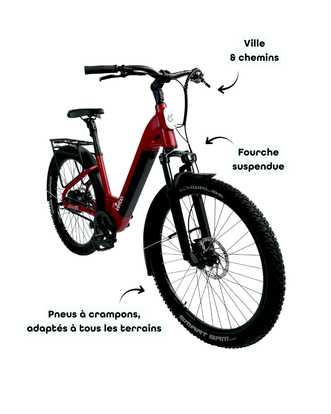 Parcours rouge Vefaa de 3/4 et descriptif