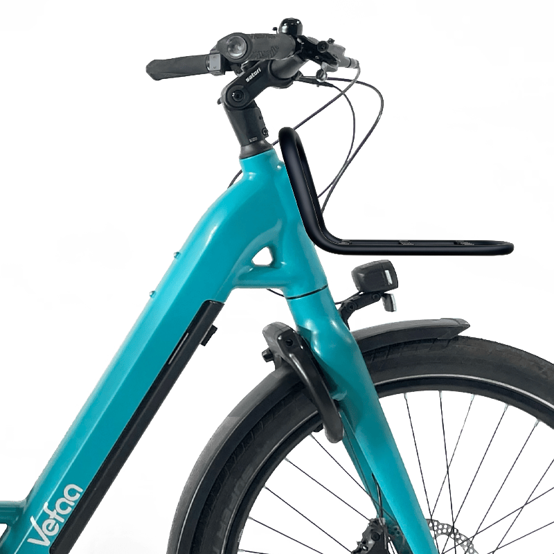 Rack avant MIK Vefaa, accessoire porte-bagages pour vélo électrique Bonjour et Parcours.